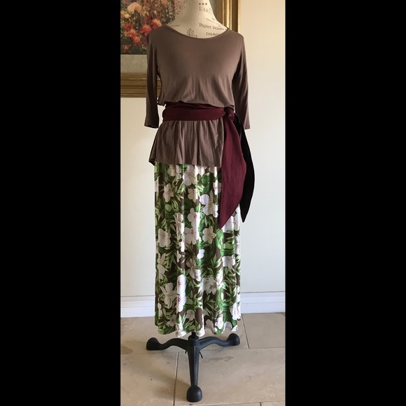 J. JILL Incredibly Soft & Comfortable Orchid Skirt Jungalow Vibe Sz Small - Picture 5 of 11